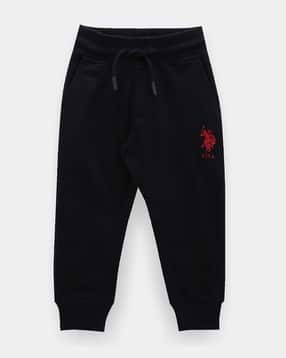 u.s. polo assn. Boys Cotton Joggers with Logo Print-picture-32