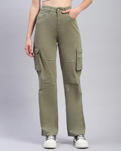 Women Relaxed Fit Cargo Pants