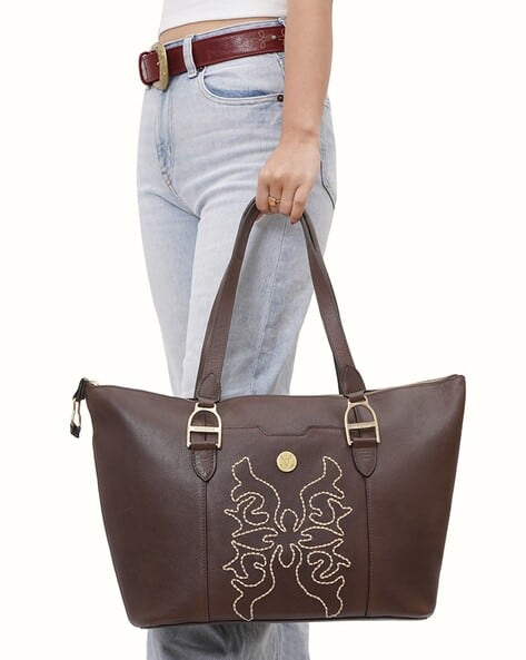 Buy Brown Handbags for Women by HIDESIGN Online