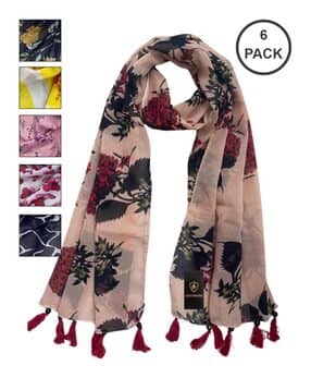Women Printed Chiffon Scarf-image-26