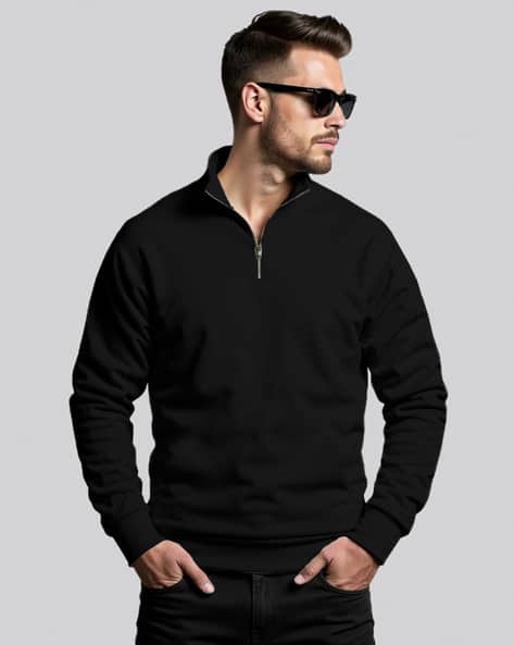 Buy Black Sweatshirt Hoodies for Men by Fashion And Youth Online