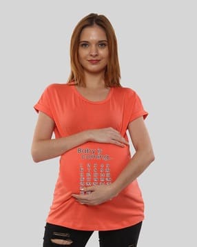 sillyboom Women Typographic Print Round-Neck T-Shirt-picture-13