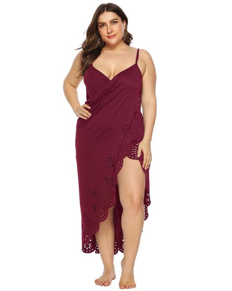 Buy Burgundy Dresses for Women by Lulu & Sky Online | Ajio.com