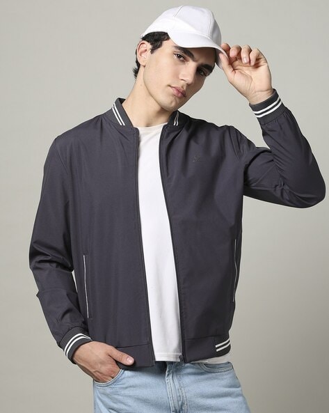 Men Slim Fit Ultra-Lightweight Bomber Jacket