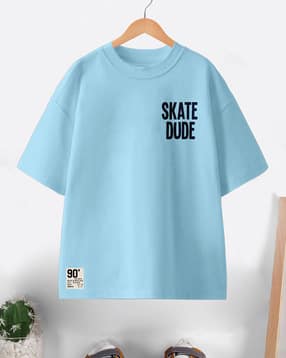 codez Boys Typographic Print Oversized Round-Neck T-Shirt-picture-10
