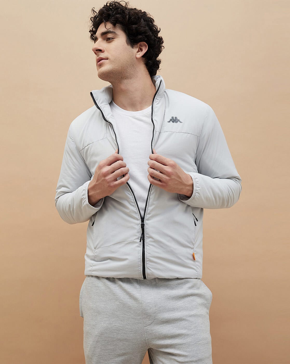 Buy Grey Jackets & Coats for Men by KAPPA Online | Ajio.com