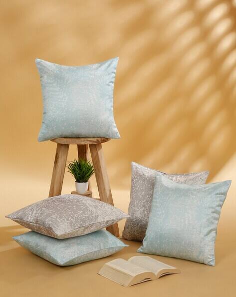Rosarahome Set Of 5 Abstract Square Cushion Covers