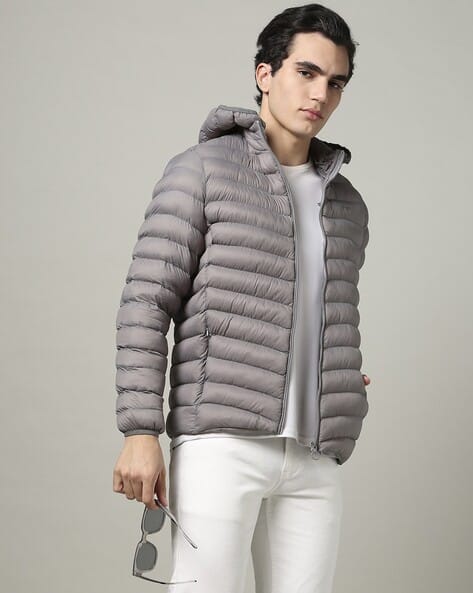 Men Quilted Regular Fit Puffer Jacket