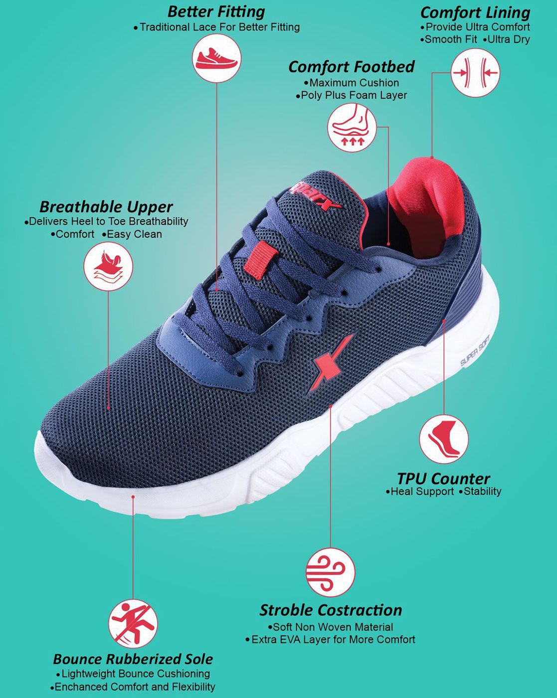 Sparx lightweight shoes deals