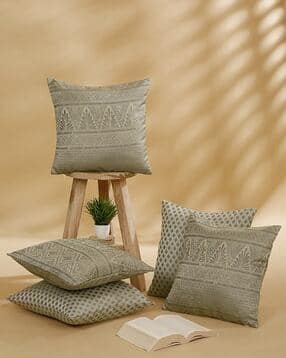 rosarahome Set Of 5 Jacquard Square Cushion Covers-picture-49
