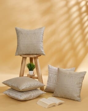 rosarahome Set Of 5 Jacquard Square Cushion Covers-picture-50