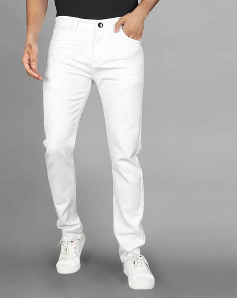 Buy WHITE Jeans for Men by Linoges Online