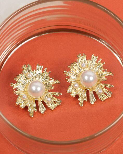 Buy Gold Earrings for Women by OWICHI Online