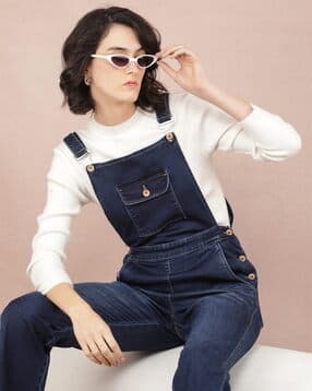 crimsoune club Women Cotton Dungaree-picture-15