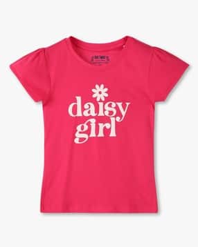 Buy Pink Tshirts for Girls by RIO GIRLS Online