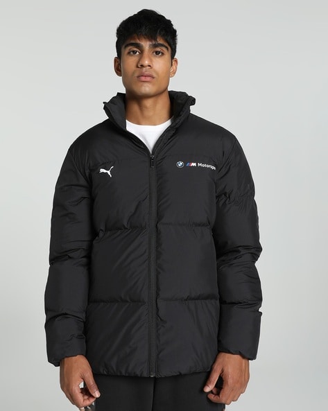 Selling NWT Puma Men's Padded Puffer Zip-Front Jacket M Black