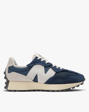 こう！！ Buy NEW BALANCE 327 Lace-Up Walking Shoes | Blue Color Men