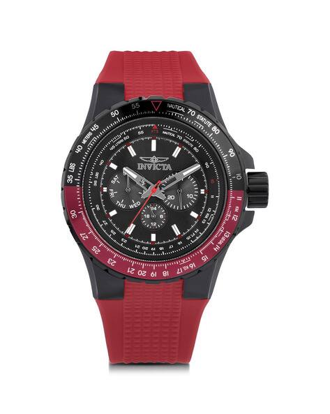 Invicta Men Analogue Red Strap Style Watch - 33039