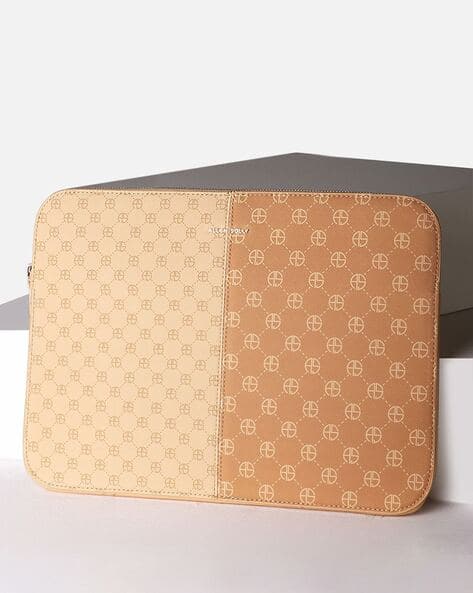 ALLEN SOLLY Women Geometric Print 14" Laptop Bag