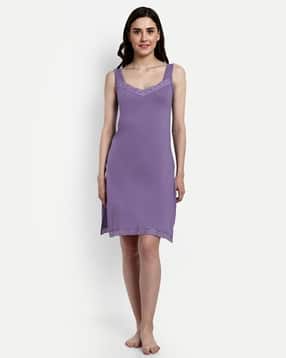 blazon Women Dress Slip with Lace Trim-picture-10