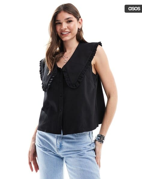 asos ruffle top