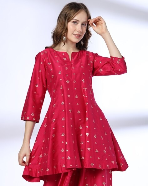 Magenta Pink Kurtas for Women by AVAASA MIX N' MATCH Online | Ajio.com