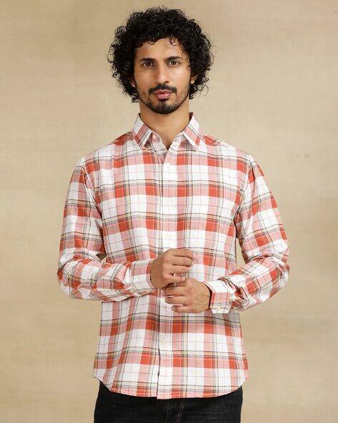 Buy Red Shirts for Men by Greenfibre Online - Main Image