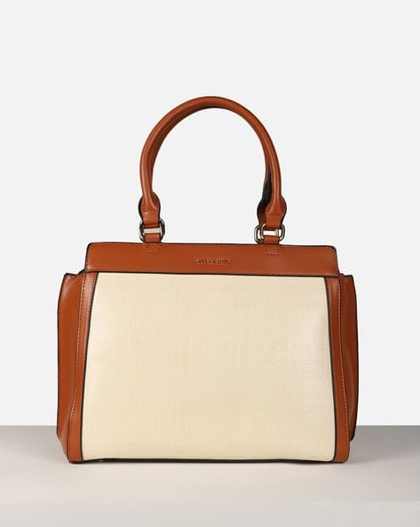 ALLEN SOLLY Women Colourblock Shoulder Bag with Detachable Strap