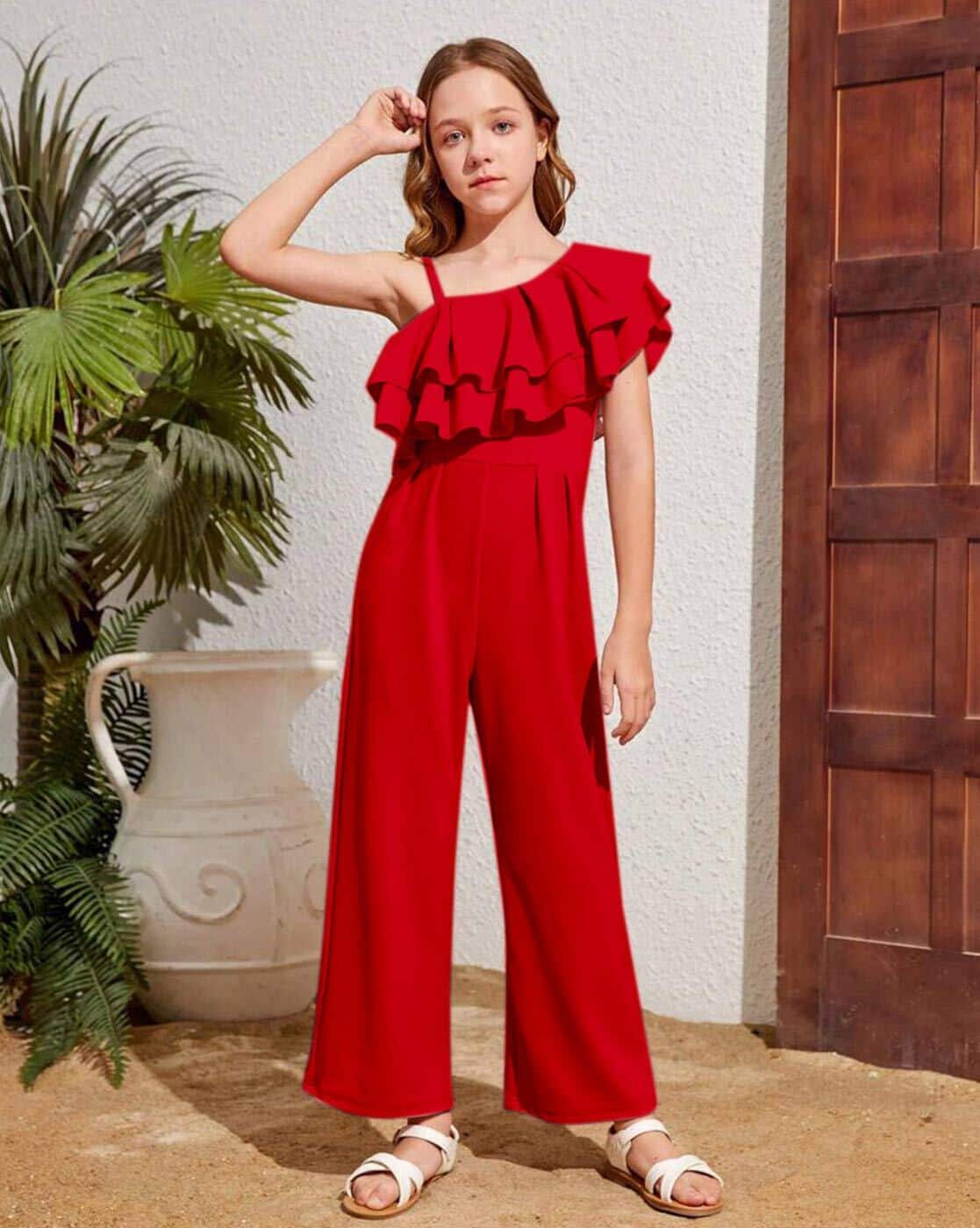 Girl Regular Fit Jumpsuit