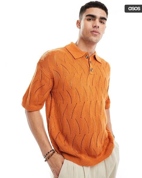 Men Oversized Polo T-Shirt