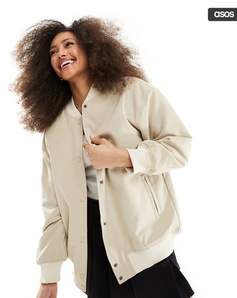 Buy Stone Beige Jackets Coats for Women by ASOS DESIGN Online