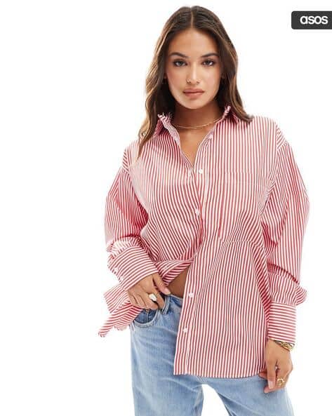Buy Red White Shirts for Women by ASOS DESIGN Online