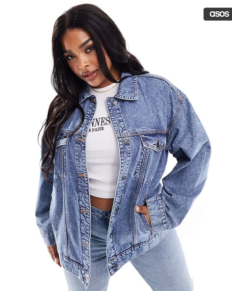 Denim jacket for women ajio hotsell