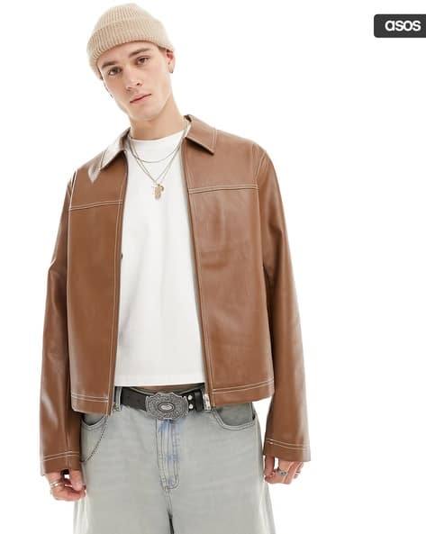 Men Oversized Harrington Jacket