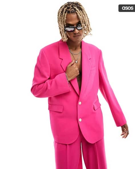 Buy Pink Blazers Waistcoats for Men by ASOS DESIGN Online