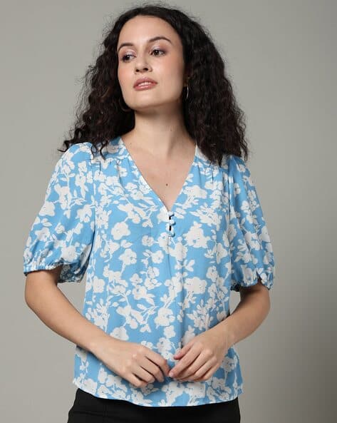 Marks & Spencer Women Floral Print Regular Fit Top