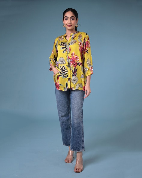 Zari Women Self-design A-line Tunic