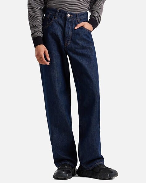 Buy ARMANI EXCHANGE Men J83 Baggy Relaxed Fit Jeans Online | Ajio.com