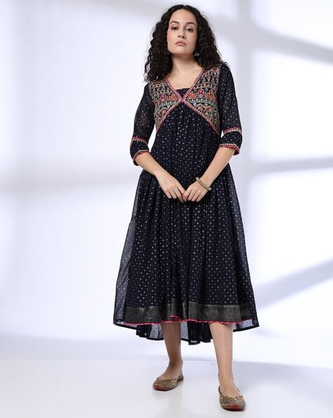 Buy Navy Blue Dresses & Gowns for Women by Fusion Online | Ajio.com Buy Navy Blue Dresses & Gowns for Women by Fusion Online | Ajio.com