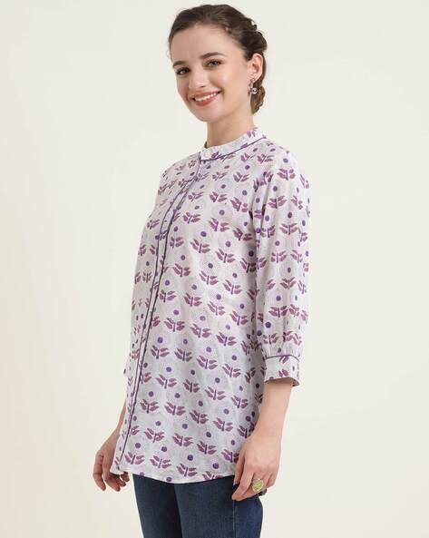 Zari Woman Self-design A-line Tunic