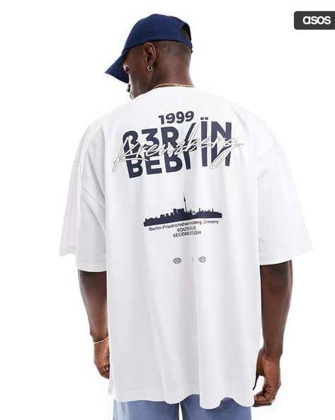 ASOS DESIGN Men Graphic Print Oversized T-Shirt