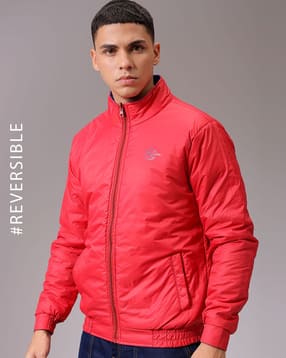 the indian garage co Men Slim Fit Reversible Jacket-picture-11