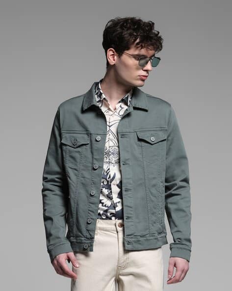 Jack & Jones Men Regular Fit Denim Jacket