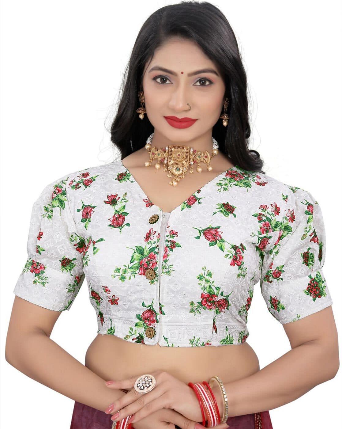 Buy Green Blouses for Women by LEELA FASHION WOMEN'S CLOTHING