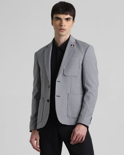 Jack Jones Men Blazer Jack Jones Men Slim-Fit Single Breasted