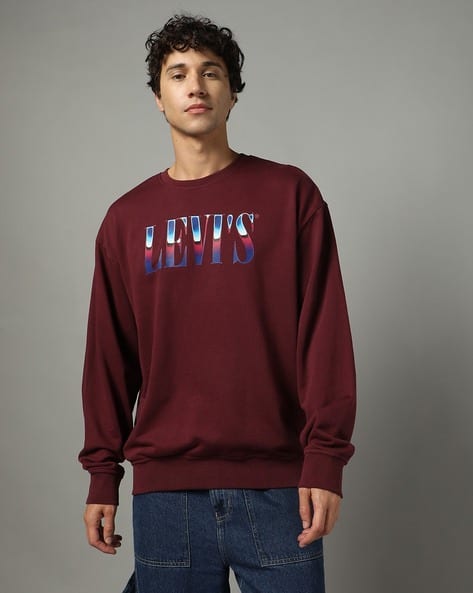 LEVI'S Men Brand Print Regular Fit Sweatshirt