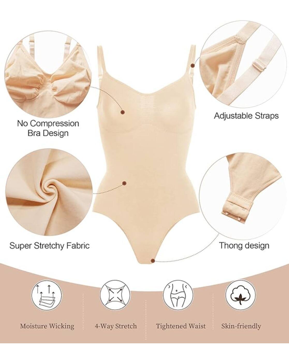 Buy Beige Shapewear for Women by Tesmezy Online