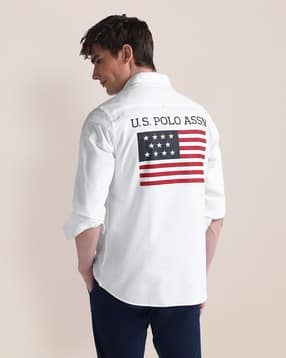 u.s. polo assn. Men Logo Print Regula Fit Shirt-picture-45