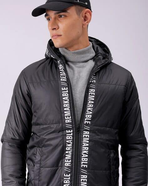 Men's Black Winter Coats Parka Jacket Mens Winter Coats Fur