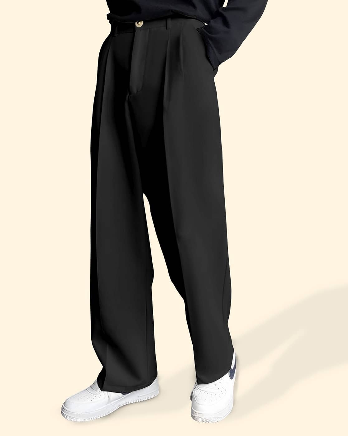 Buy Black Trousers & Pants for Men by FTX Online | Ajio.com